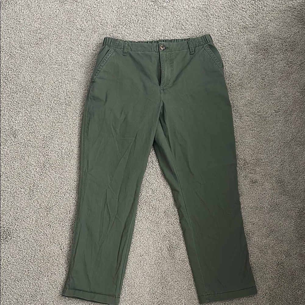 Women’s Chino Green Pants